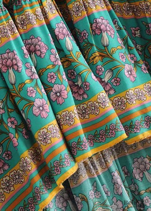 Faldas bohemias en rosa Aurelia para mujer